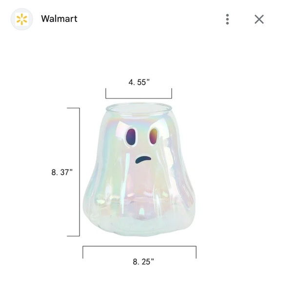 NEW 2024 Walmart Iridescent Ghost Plastic Candy Holder – Halloween l Poshmark - Picture 3 of 3